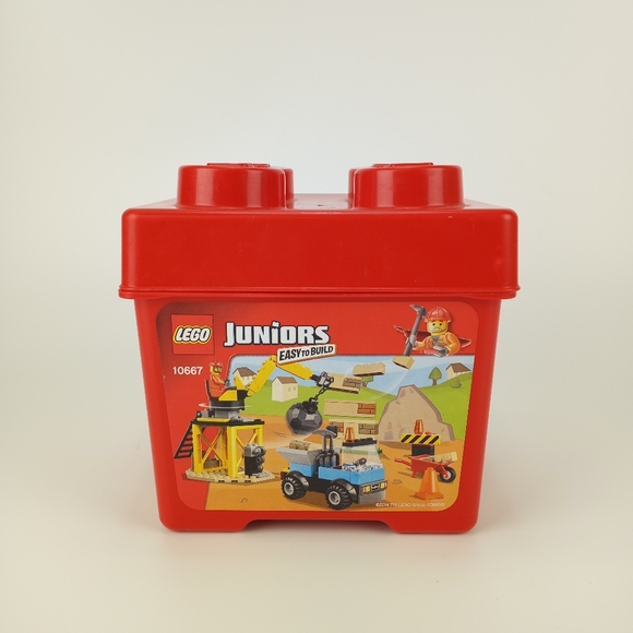 Lego Junior Easy To Build Construction Set Lot Of 320 Pieces #10667 Some Random - Picture 11 of 11